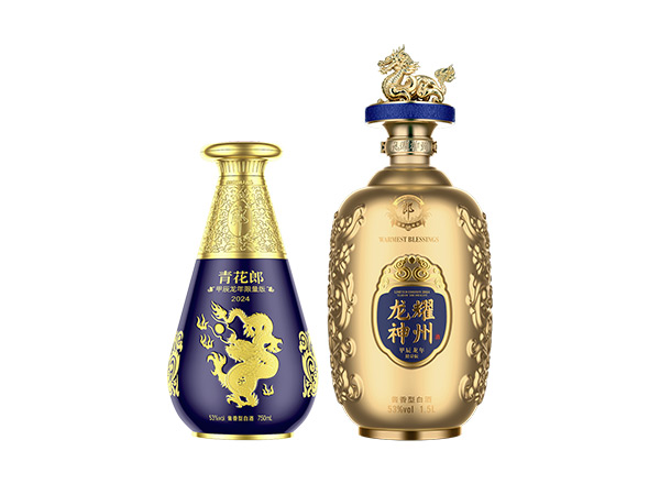 郑州​青花郎酒龙年生肖酒回收