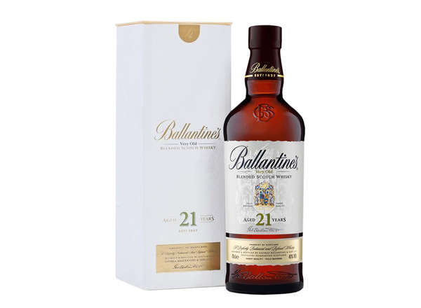 郑州百龄坛威士忌回收百龄坛21年苏格兰威士忌40°Ballantine's进口洋酒700ml