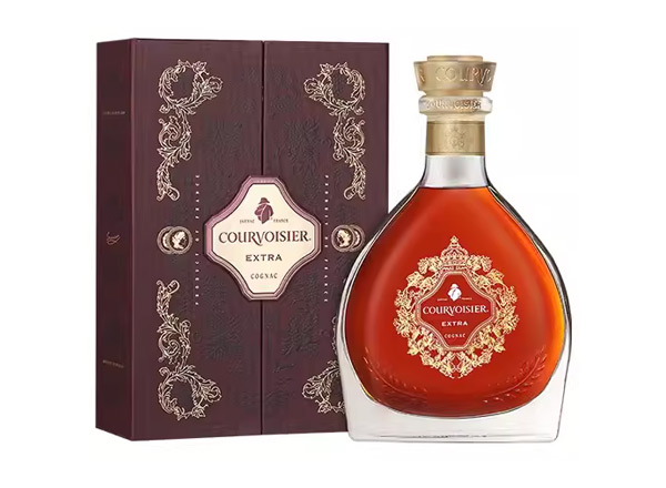 郑州回收拿破仑至尊EXTRA馥华诗干邑白兰地700ml礼盒装Courvoisier洋酒