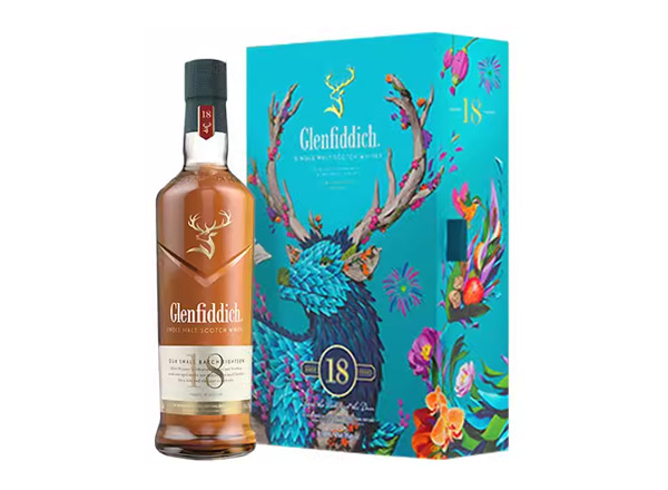 郑州格兰菲迪回收格兰菲迪18年700ml春节礼盒装Glenfiddich苏格兰威士忌