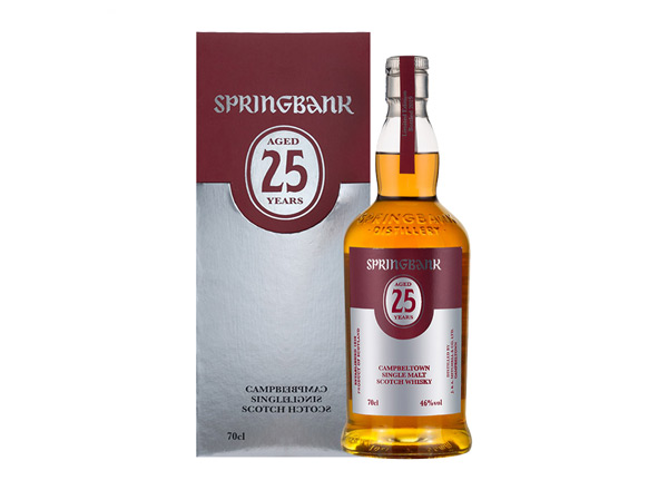 郑州云顶25年回收云顶威士忌SpringBank 46度坎贝尔镇苏格兰单一麦芽700m进口洋酒威士忌