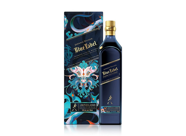 郑州尊尼获加蓝牌威士忌回收Johnnie Walker蟠龙献瑞龙年特别版约翰走路750ml春节限量版