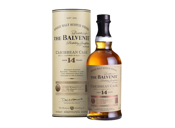 郑州百富14年回收百富威士忌加勒比桶陈酿The Balvenie Caribbean Cask洋酒上门收购