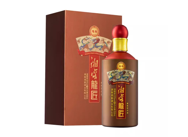 郑州湘窖龍匠地和回收湘窖酒龙匠酱香型53度500ml礼盒装