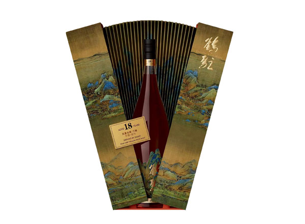 郑州鹤驻18年黄酒回收鹤驻新花雕18年珍藏版千里江山图