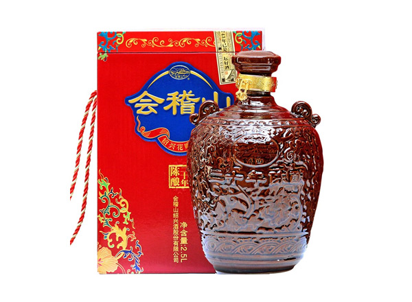 郑州回收会稽山二十年黄酒陶坛20年陈酿2.5L花雕酒