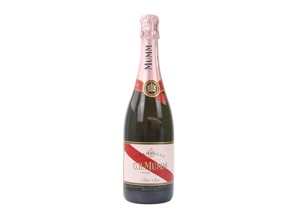 郑州回收​玛姆红带香槟老款桃红玫瑰粉红玛姆香槟酒G.H. Mumm Brut Rose